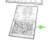 Nanni Diesel 970310604 - Upper Engine Gasket Set for 4.195HE Engines