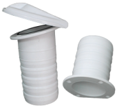 Allpa Nylon Skin Fitting With Flap, Two-Part, Øbore (Hose Pillar) 79mm, Flap Ø130mm