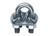 KONG Wire Rope Clips AISI 316 Stainless Steel – for Wire Ø4–10 mm, Pack of 10
