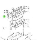 Nanni Diesel 970302080 - Fuel Line for Injection Nozzles and Pipes on 4.190HE Engines