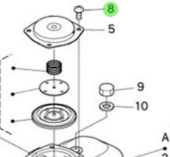 Nanni Diesel 970314176 - Pan Head Screw for Cylinder Head Cover