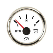 Waste Water Meter - White Dial, Chromium Bezel, 240 - 33 Ohm