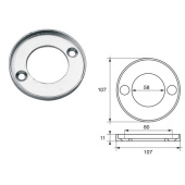 Bukh PRO L8140027 - Zinc AND ALU Anode F/VOLVO PENTA EngineS