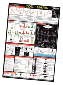 Plastimo Self-Adhesive Marine Code Reference Chart, PVC, 210×297 mm