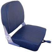 Osculati 48.404.02 - Seat With Foldable Back Navy Blue Vinyl Cushion