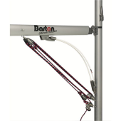 Barton 44036 – Sliding Pin Boomstrut with Fiberglass Rods (Black), for Boats 9–10.5m, Force 230kg