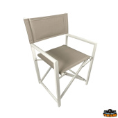 Trem D1774088 - White Folding Chair Deco Mod. White Seat And Back
