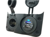 Talamex Switch Panel Add On With 12V Socket & Double USB
