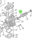 Nanni Diesel 970302993 - Woodruff Key for Camshaft Injection Pump