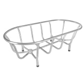 Aluminiium Hawser Basket Oval 120x60cm