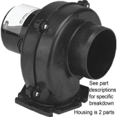 Jabsco 18753-0321 - 24V Blower Motor