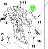 Bukh 21365-3A000 - O-Ring for S270J Timing Chain Cover