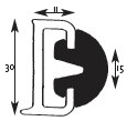 PVC Fender Profile Type "L-4" 16m