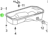 Nanni Diesel 970313956 - Oil Pan Sub-Assembly for T4 Series Engines