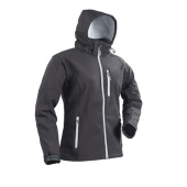 Plastimo 66026 -  Softshell Hooded Jacket, Woman, Black. Size S