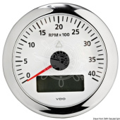 Osculati 27.480.01 - VDO ViewLine RPM counter 4000 RPM white