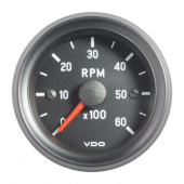 VDO 333-035-017C - Cockpit International Tachometer 6.000 RPM 52mm 12V