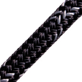 English Braids 59120200900 Dyneema Racing 12 mm Black
