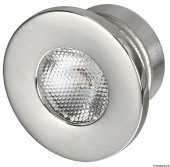 Osculati 12/24V IP67 Recess LED Round Courtesy Frontal Light Ø35 mm 316 Stainless Steel