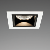 Prebit 37460013 - Recessed luminaire EBQ7000-24 (Slave), 3,000 K, 38°, Silver/Black, DC21-30V, 6.2 W CV