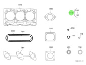 Bukh 1G995-9935-3 - Upper Gasket Set for EPA28 Engines
