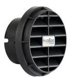 Wallas 3411 - Internally Closable Exhaust Nozzle, Ø 75mm