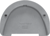 Zinc Anode Volvo Penta Sterndrive, Transom Plate for SX-drive (OEM 3855411)