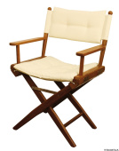 Osculati 71.326.31 - Teak Folding Chair Sand Padded Fabric