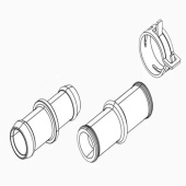 Webasto 9024807A - Connection Pipe and Hose Clamp for Thermo Pro 50 Eco Heaters
