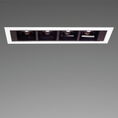 Prebit LED Recessed Light Square 4 Frame White 80°