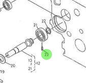 Nanni Diesel 970302852 - Set Screw for Injection Pump Camshaft