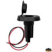 Trem L3980068 - Spare Base For Pole Lights Recess Fit On Flat Surface In Nylon