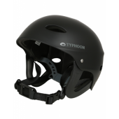 Typhoon Black Helmet Size 52-57 cm