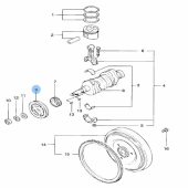 Vetus STM3919 - Pulley, Crankshaft M3.09