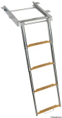 Osculati 49.547.04 - Top Line 4 Step Ladder with Slide