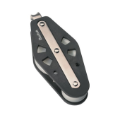 Barton N12410 - Fiddle Block Fixed Eye Size 2 30/45mm – Ball Bearing, Ø30/45mm Sheaves, Max Rope 8mm