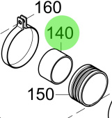 Steyr 2205186-0 - Tube for Steyr M160068 Engines