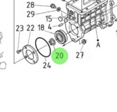 Nanni Diesel 970492135 - External Circlip for Injection Pump Assemblies