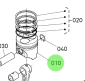Bukh 16292-2111-5 - Standard Piston for EPA28 Engines