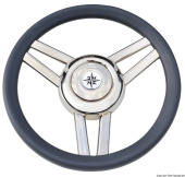 Osculati 45.177.02 - Magnifico Steering Wheel 3-Spoke Ø 350 mm Grey