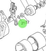 Nanni Diesel 970313357 - Starter Motor Snap Ring for N3 and N4 Engines