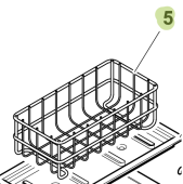 Isotherm SGC00339AA – Metal Basket for Small Drawer DR65 Refrigerator