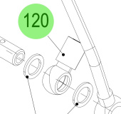 Steyr 2203772-0 - Oil Pressure Sensor Bracket for Steyr Engine Installations