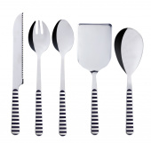 Marine Business Navy Kitchen Cutlery (5 pcs.)