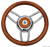 Osculati 45.169.04 - Blitz Steering Wheel With Matt Teak Outer Ring