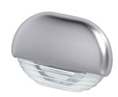 Hella Marine 2JA 998 560-121 - Step Lamp - White Light, Satin Chrome Cap