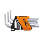 Beta 000960374 - Set Of 9 Offset Hexagon Key Wrenches