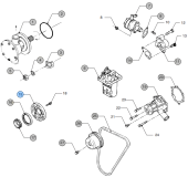 Vetus STM1145 - Oil Pump Housing for M2.04/M2.C5/M2.D5/M2.06/M3.09