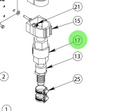 Parker 14012118AR 3/4" FPT Check Valve with VITO PVC
