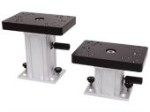 Cannon Aluminum Swivel Base Pedestal Mount for Downriggers, 360° Rotation